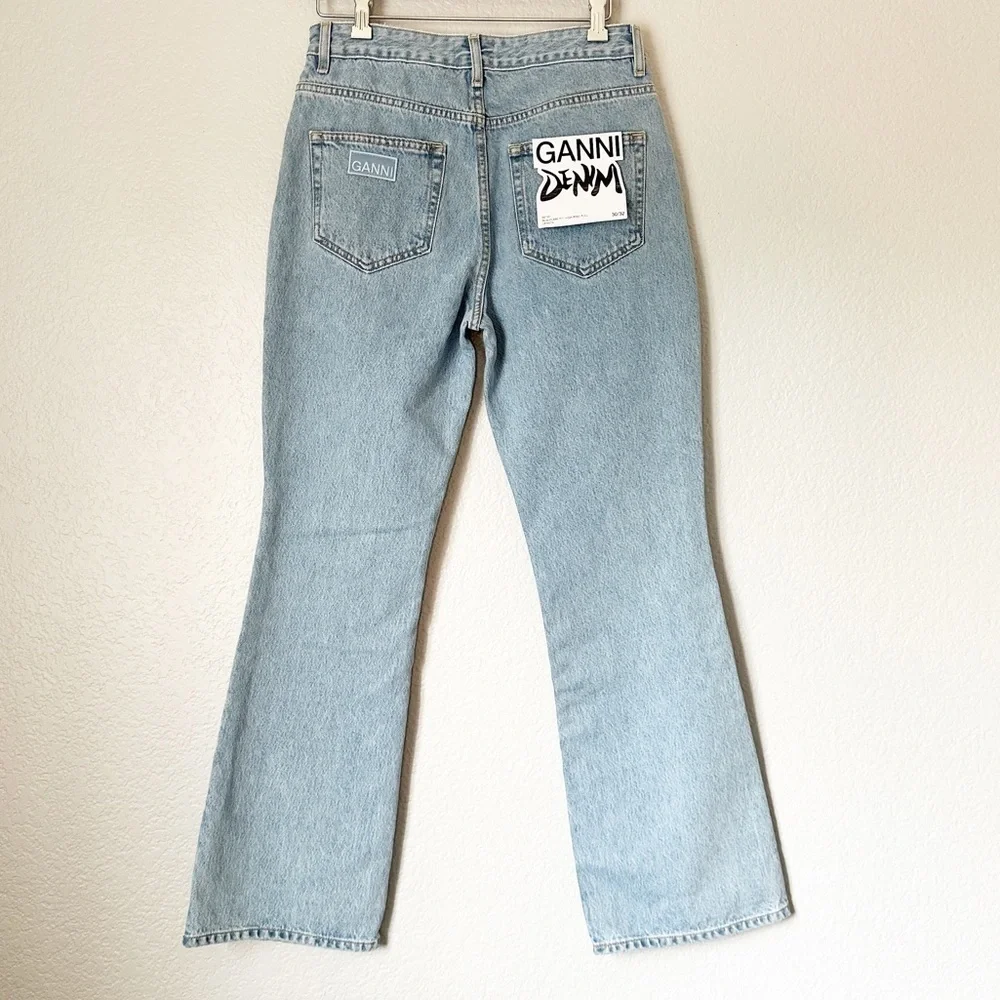 NWT GANNI Betzy High Waist Rigid Bootcut Jeans 30